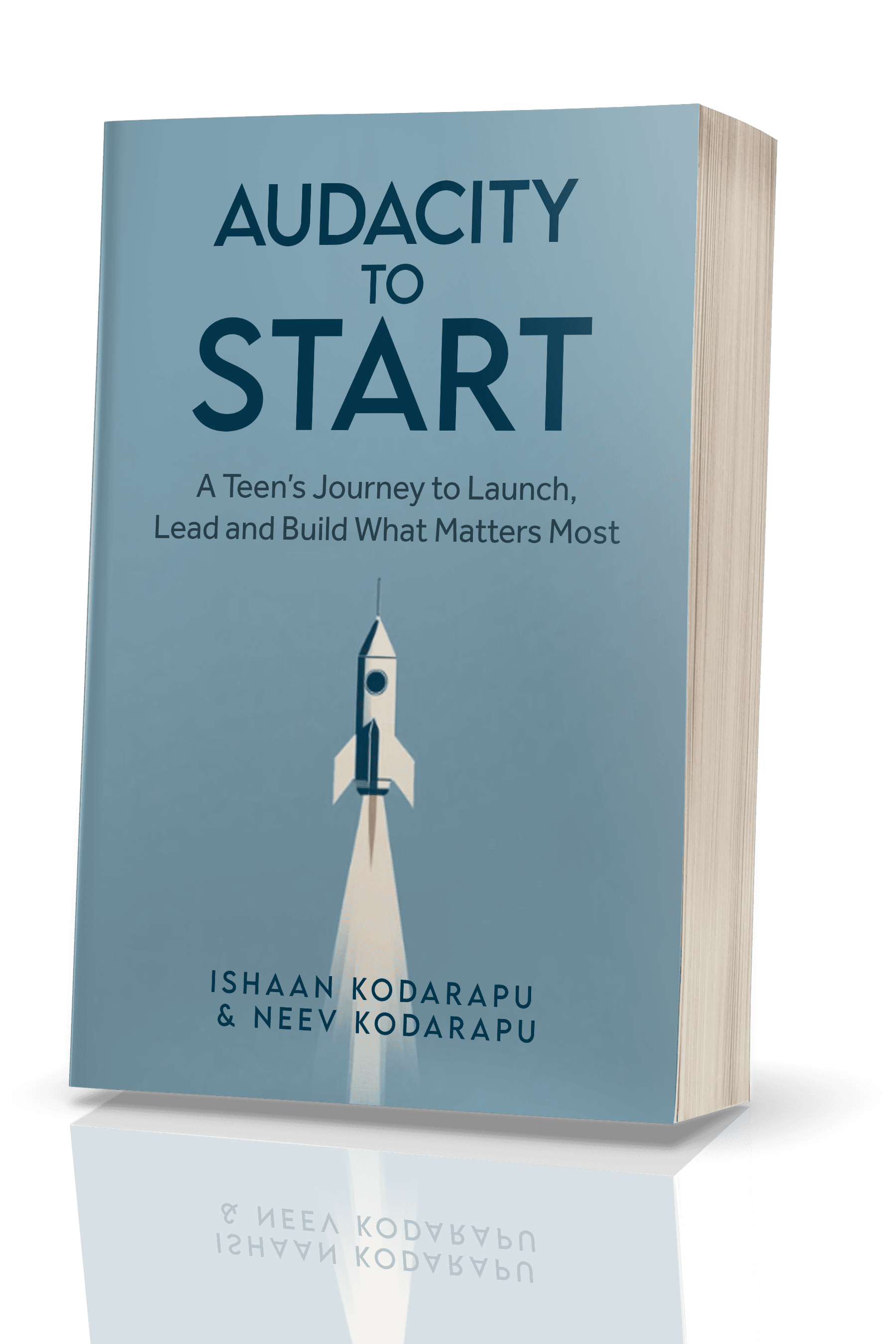 Audacity to Start — 3D paperback cover