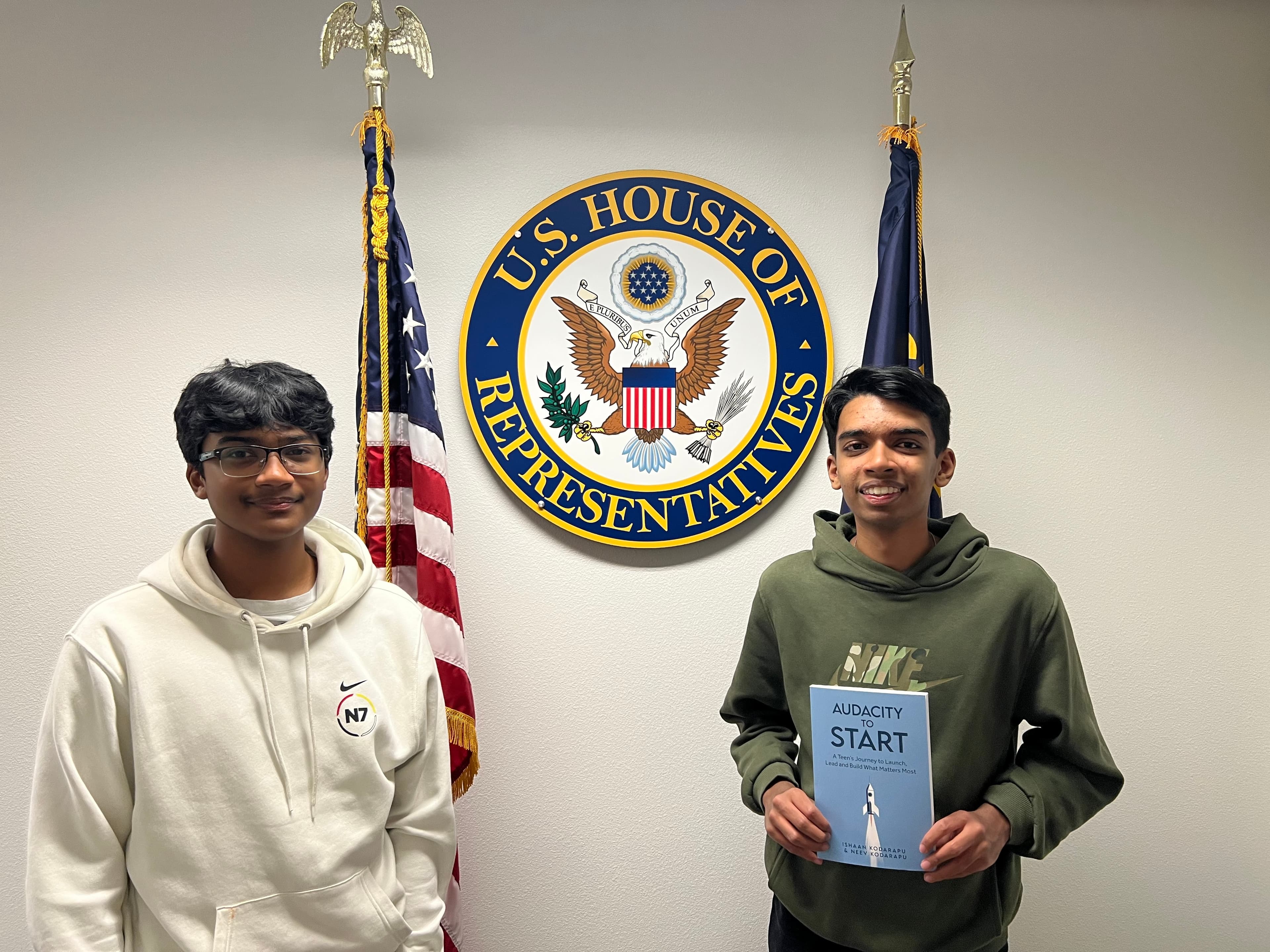 Book presentation to Congresswoman Andrea Salinas